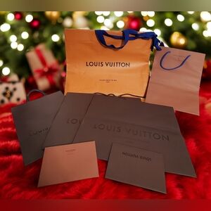 Bulk Lot of Louis Vuitton Empty Shopping Gift Bags Envelopes Various Sizes